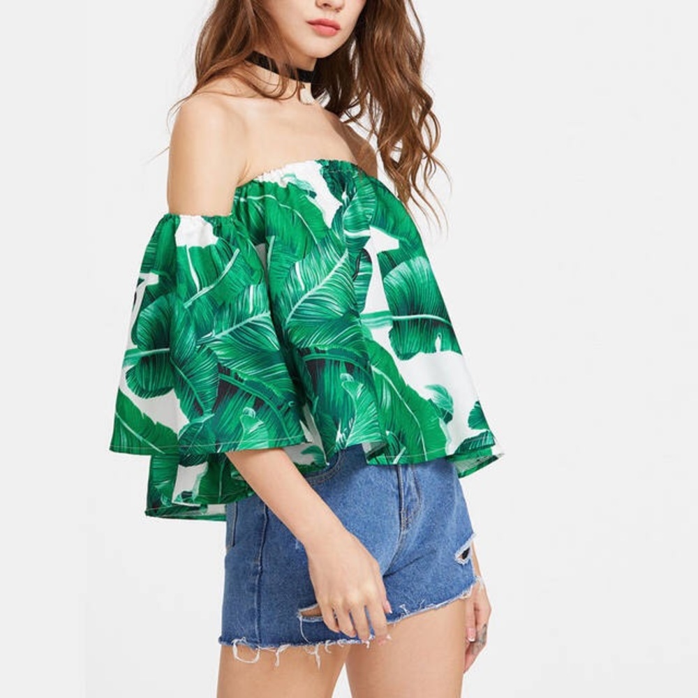 Banana Leaf Crop Top